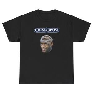 Cinnabron T Shirt Funny Lebron James Cinnamon Roll Parody Meme  Humor Tee